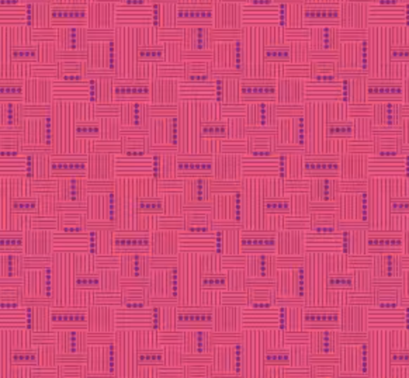Benatex - Basketweave Raspberry