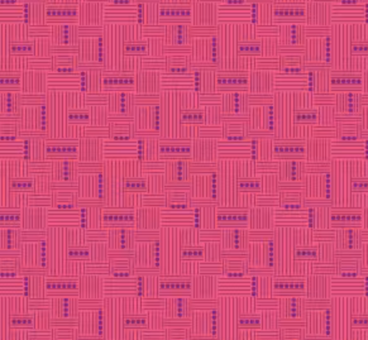 Benatex - Basketweave Raspberry
