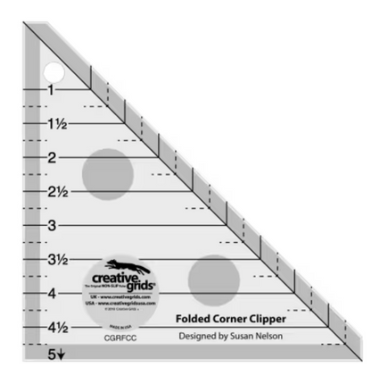 Creative Grids Quilt Ruler Folded Corner Clipper Tool