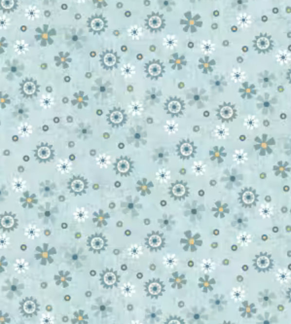 Pale Blue Calico - Henry Glass