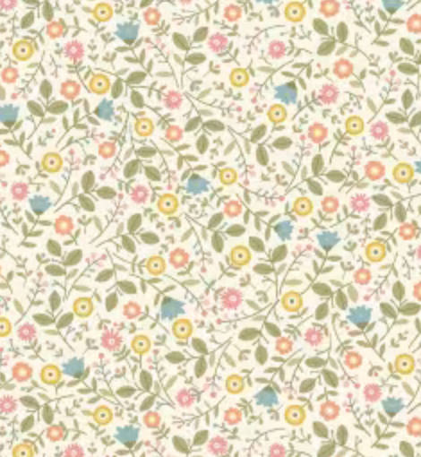 Warm White Calico -Studio E