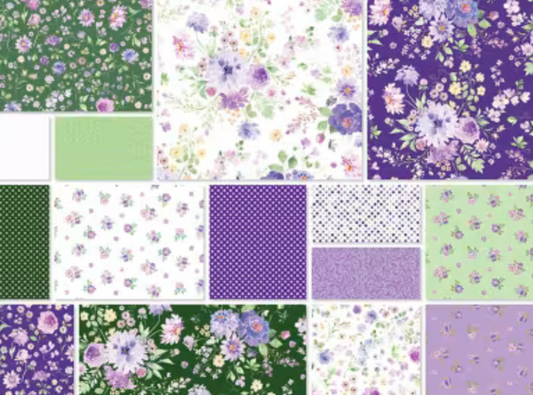 2.5 in Jelly Roll Chateau En  Fleur - Cloth Works (PRE-Order)